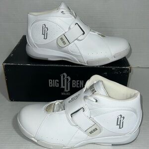 New Vintage Marbury Big Ben Wallace Starbury Shoes White 9 Detroit Pistons